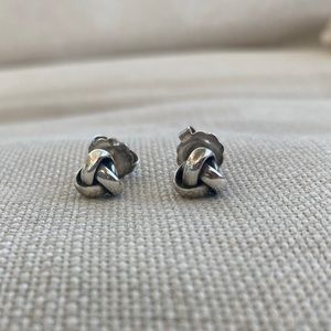 James Avery knot stud earrings